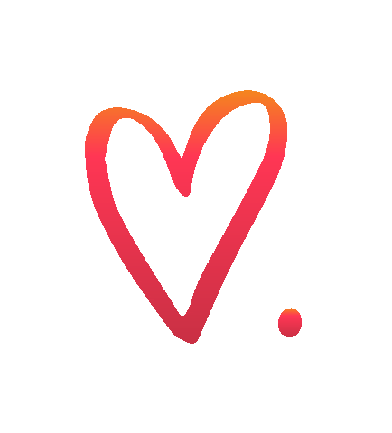 thespinstudio love heart fire podcast Sticker