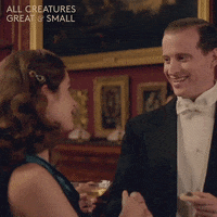 allcreaturestv party animals flirting handshake GIF