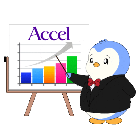 Penguin Invest Sticker by Pudgy Penguins