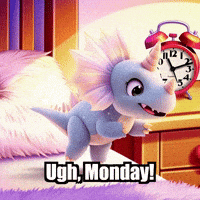 Tired Monday GIF by Divineasaur