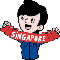 Singapore Officer Sticker by OneHomeTeam