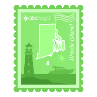 Rhode Island Letter Sticker by ABCLegal