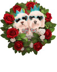 Puppy Love Dog Sticker by HammyandBrody