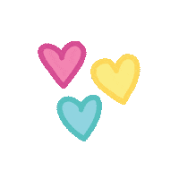 Gay Pride Hearts Sticker by TeaBag