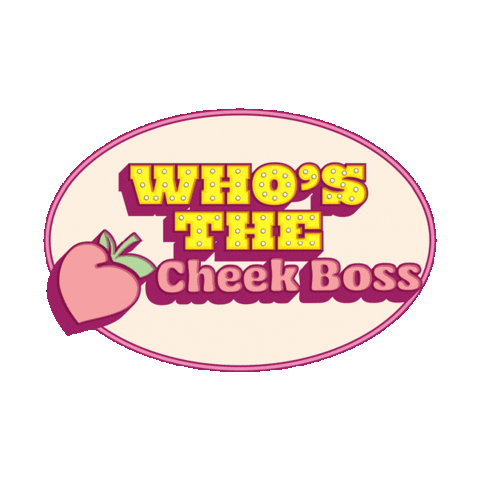 thecheekboss giphyupload cheeky staycheeky cheek boss Sticker
