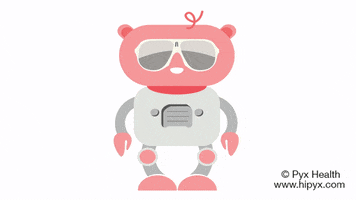 Pyx_Health dance dancing space robot GIF