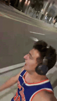 New York Knicks Running GIF