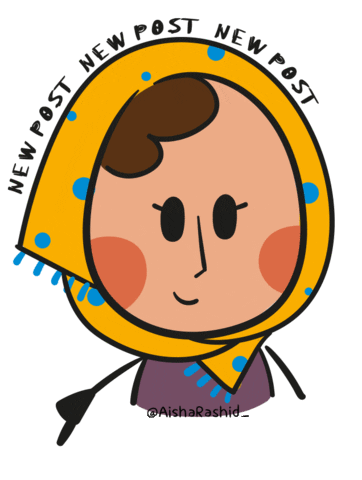 New Post Sticker by Aisharashid_