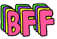 Best Friend Valentines Sticker by Poppy Deyes