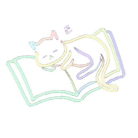 Sleepy Cat Sticker