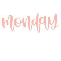 Days Of The Week Monday Sticker