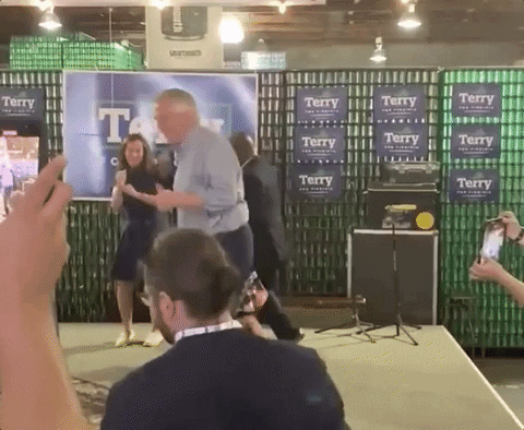 Terry Mcauliffe Dancing GIF by GIPHY News