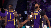 Los Angeles Hug GIF by NBA