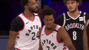 High Five Nba Playoffs GIF by NBA