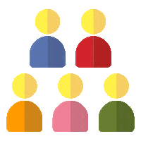 Friends Rainbow Sticker by amba-amba