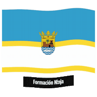 Zahara De Los Atunes Flag Sticker by Formación Ninja
