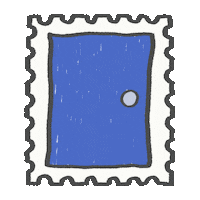 Door Stamp Sticker