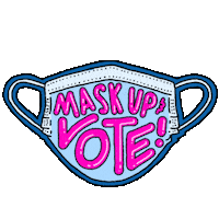 Mask Vote Sticker by INTO ACTION