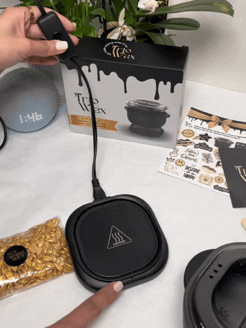 TrioWax giphyupload waxing hair removal wax warmer GIF