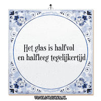 Wijsheid Spreuk Sticker by Tegelspreuken.nl
