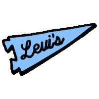 banner denim Sticker by Levi Strauss & Co.