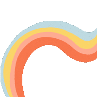 ShawnaSmythStudio happy summer excited rainbow Sticker