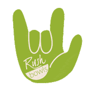 Thanks Bowl Sticker by RushBowls