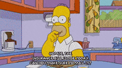 homer simpson eating GIF