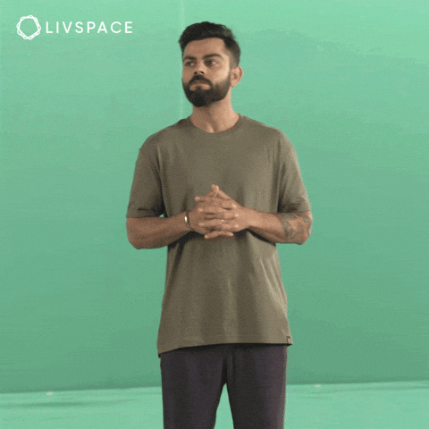 Virat Kohli Reaction GIF by Livspace