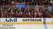 ncalumni celebrate hockey chicago hawks GIF