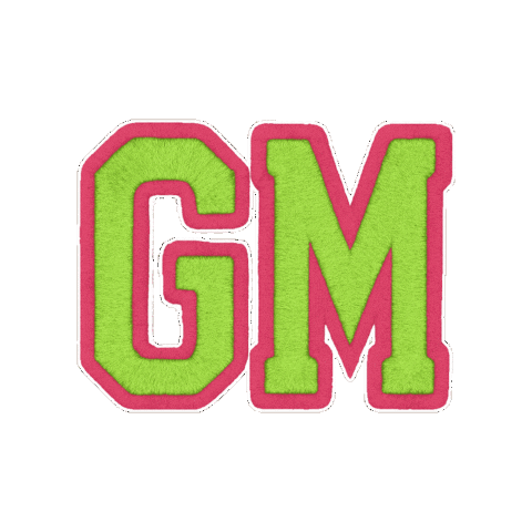 Gm Embroidery Sticker by Customnumbered