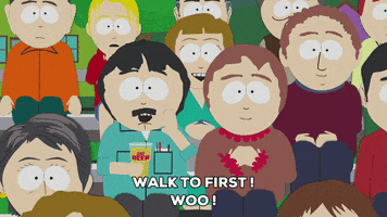 happy crowd GIF by South Park 