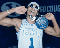 Byu Basketball Sport GIF by BYU Cougars