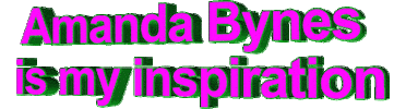 Art Design Amanda Bynes Is My Inspiration Sticker by AnimatedText