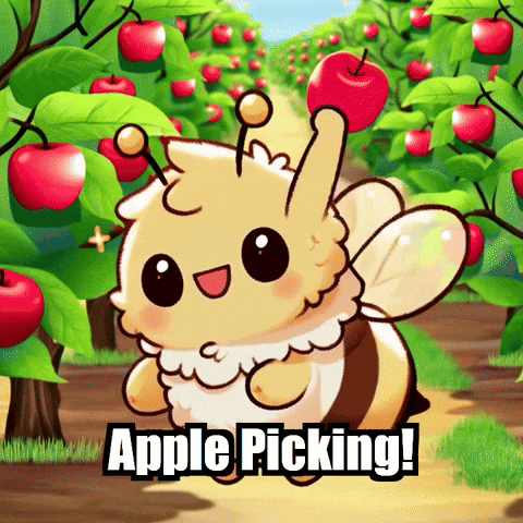 Autumn Apples GIF by Beelightened