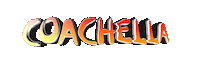 Music Festival Coachella Sticker by GIPHY Text
