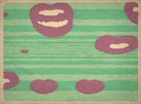 gifmyass illustration trippy lips lipstick GIF
