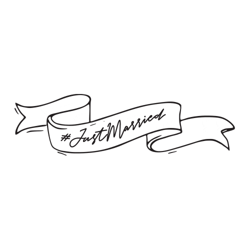 Just Married Wedding Sticker by Axioo