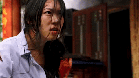 starringsarahchang giphyupload fight angry nope GIF