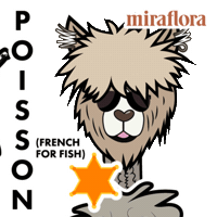 Alpaca Sticker by Miraflora.co