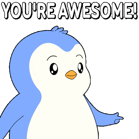 Awesome Penguin Sticker by Pudgy Penguins