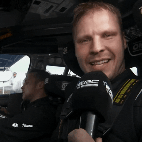 Sport Thank You GIF by FIA European Rally Championship