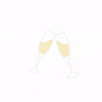 Winniemint92 celebration glasses champagne clink GIF