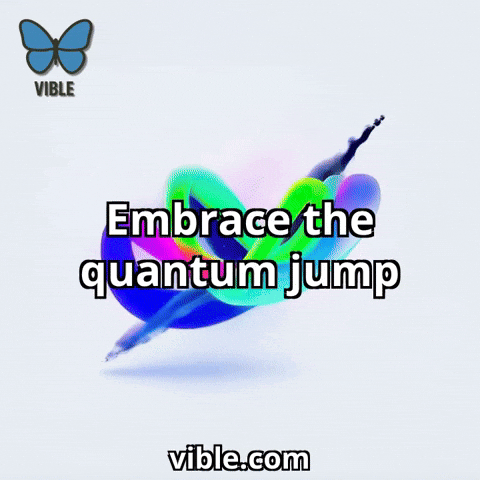 Jump Empower GIF by Vible