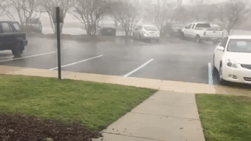 Storm Batters Raleigh With Hail and 70 mph Winds