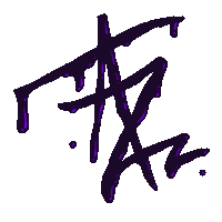 Tattoos Tazz Sticker by vilonious