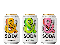 andsoda excited vegan pop fruit Sticker