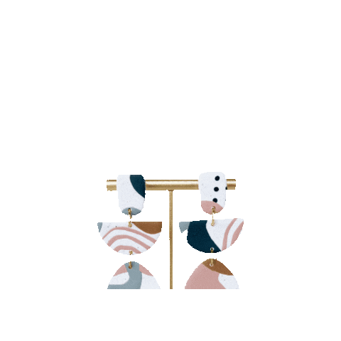shopclayandbloom giphygifmaker fashion handmade jewelry Sticker