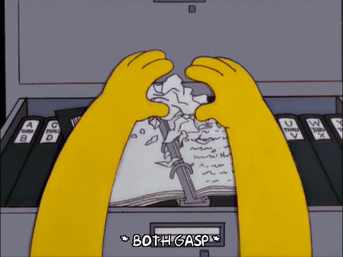 shocked lisa simpson GIF