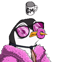 Good Morning Pink Sticker by pengztracted